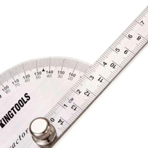 Transferidor de Grau Tipo Meia Lua 180 Graus - Kingtools 600.090