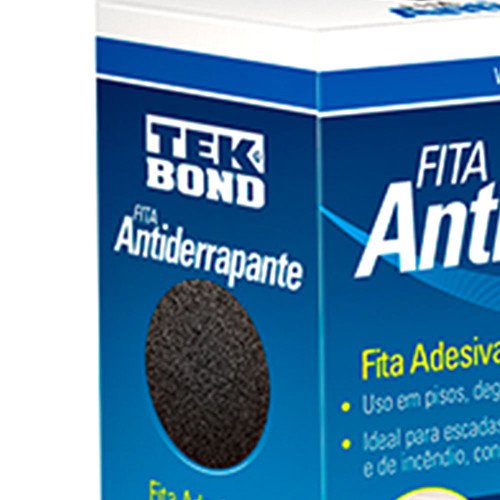 Fita Antiderrapante Preta 50mm x 5m - Tekbond 21161050501