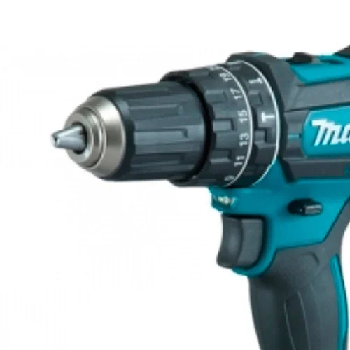 Parafusadeira/Furadeira de Impacto a Bateria 18V Li-Ion Motor 4 Polos com Carregador Rápido Bivolt + 2 Bat. e Maleta - Makita DHP482RAE Parafusadeira/Furadeira de Impacto a Bateria 18V Li-Ion Motor 4 Polos com Carregador Rápido Bivolt + 2 Bat. e Maleta - Makita DHP482RAE