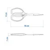 Tesoura para Frutas com Lâminas em Aço Inox - Tramontina 78310501