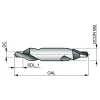 Broca de Centrar Aço Rápido ANSI N7 180º - Dormer A220N7B