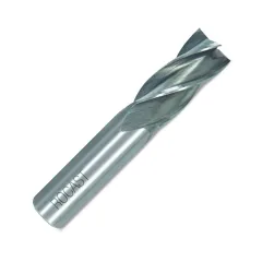Fresa de Topo com Haste Cilíndrica em  Aço Rápido Vários Cortes DIN 844 AN 1/4 Fresa de Topo com Haste Cilíndrica em  Aço Rápido Vários Cortes DIN 844 AN 1/4