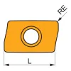 Inserto de Fresamento Face Única Paralelogramo 85° - Dormer Pramet ADMX 11T308SR-M:M8330