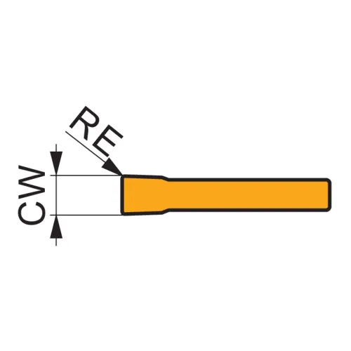 Inserto para Torneamento com Aresta Única para Corte e Canal 16.4mm x 3mm x 0.4mm - Dormer Pramet LCMR 031604-M:T8330