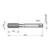 Macho Manual Canal Reto DIN 2181 M18 x 1,5mm - Dormer E105M18X1.5NO3