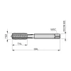 Macho Manual Canal Reto DIN 2181 3/4 Macho Manual Canal Reto DIN 2181 3/4