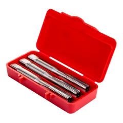 Jogo de Macho Manual Canal Reto M10 mm x 1.5 mm com 3 Peças - Dormer E559M10NO8