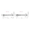 Macho Máquina Canal Helicoidal 45° DIN 371 M5 x 0.80mm - Dormer EX00M5