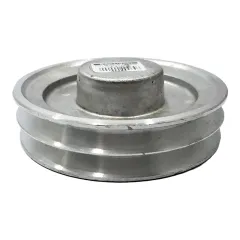 Polia de Alumínio para Transmissão em V 2 Canais Tipo A 140mm - Alucal PAL140A2
