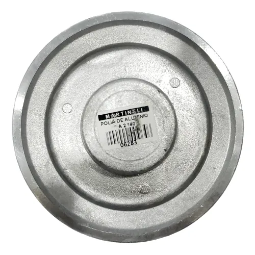 Polia de Alumínio para Transmissão em V 2 Canais Tipo A 140mm - Alucal PAL140A2