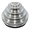 Polia de Aluminío Escalonada para Transmição 4 Canais de 65mm à 140mm - Alucal PAE65-140A1