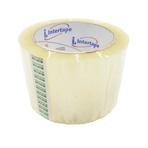 Fita Adesiva Transparente de Empacotamento para Uso Geral 70 mm x 100 m - Intertape 3006215
