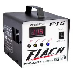 Carregador de Bateria Bivolt 15A 180W - Flach F15