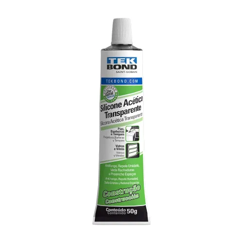 Adesivo de Silicone Acetico 50G Transparente - Tekbond 22034001200 Adesivo de Silicone Acetico 50G Transparente - Tekbond 22034001200