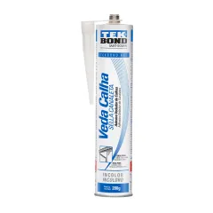 Adesivo Vedador de Calha Incolor 300ML 280G - Tekbond 12951007400 Adesivo Vedador de Calha Incolor 300ML 280G - Tekbond 12951007400