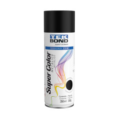 Tinta Spray Preto Metálico 250G 350ML - Tekbond 23321006900 Tinta Spray Preto Metálico 250G 350ML - Tekbond 23321006900