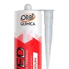 Silicone Acético para Motores de Alta Temperatura Vermelho 250g - Orbi Química 6413 Silicone Acético para Motores de Alta Temperatura Vermelho 250g - Orbi Química 6413