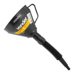 Funil Plástico Bico Flexível Preto 160 mm - Vonder 51.67.100.000 Funil Plástico Bico Flexível Preto 160 mm - Vonder 51.67.100.000