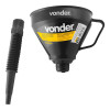 Funil Plástico Bico Flexível Preto 160 mm - Vonder 51.67.100.000 Funil Plástico Bico Flexível Preto 160 mm - Vonder 51.67.100.000
