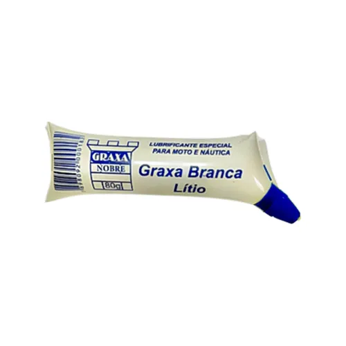 Graxa de Lítio Branca para Moto e Náutica 80 g - Graxa Nobre GBL80 Graxa de Lítio Branca para Moto e Náutica 80 g - Graxa Nobre GBL80