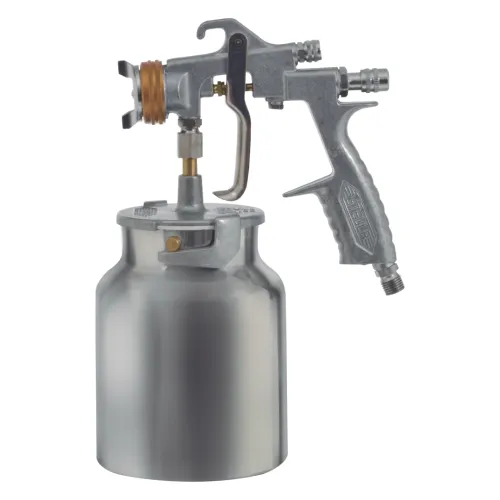 Pistola para Pintura de Ar Comprimido com Caneca 1ll e Bico 1,8mm - Steula MS 36-01 Pistola para Pintura de Ar Comprimido com Caneca 1ll e Bico 1,8mm - Steula MS 36-01