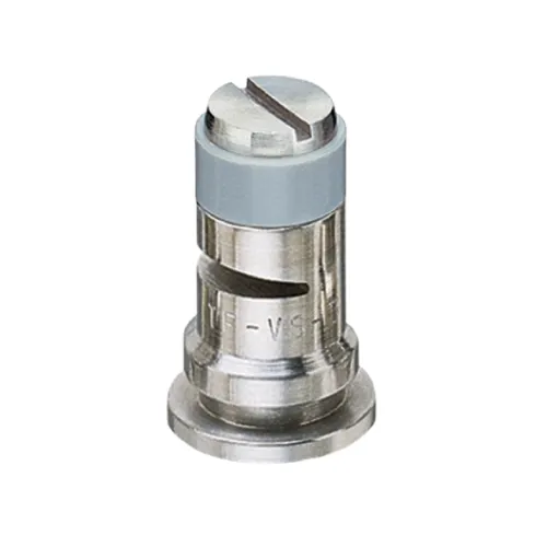 Ponta de Pulverização para Jato Plano Turbo FloodJet Ângulo Grande Inox - TeeJet STF-VS3 Cinza