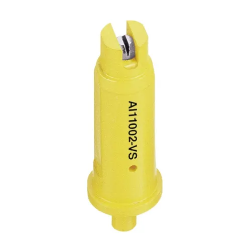 Ponta de Pulverização para Jato Plano de Cobertura Uniforme Visiflo Bico Espuma - Teejet AI11002-VS Amarelo Ponta de Pulverização para Jato Plano de Cobertura Uniforme Visiflo Bico Espuma - Teejet AI11002-VS Amarelo