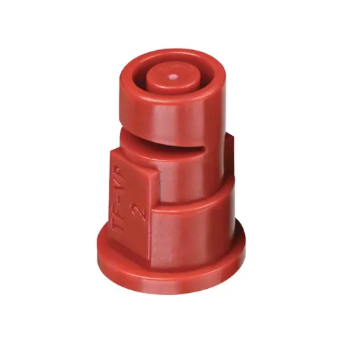 Ponta de Pulverização para Jato Plano de Ângulo Grande Turbo FloodJet em Polimero - Teejet TF VP2 Vermelho Ponta de Pulverização para Jato Plano de Ângulo Grande Turbo FloodJet em Polimero - Teejet TF VP2 Vermelho