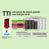 Ponta de Pulverização com Indução de Ar para Jato Plano 110º em Polímero - Teejet TTI11002-VP Amarelo Ponta de Pulverização com Indução de Ar para Jato Plano 110º em Polímero - Teejet TTI11002-VP Amarelo
