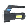 Lanterna de Led Recarregável com Alça 800mAh 250m Alcance - Made Basics EX-1012