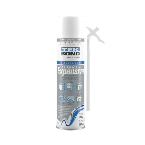 Espuma Expansiva de PU 480G 500ML - Tekbond 21101006100