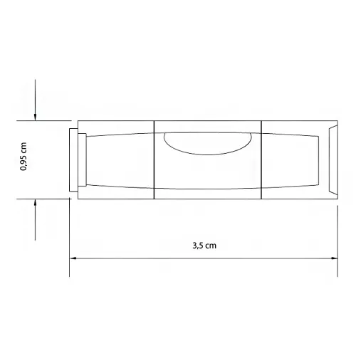 Bolha / Ampola para Nível 9,5 x 35 mm - Tramontina 43121000 Bolha / Ampola para Nível 9,5 x 35 mm - Tramontina 43121000