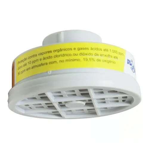 Filtro Químico para Respirador Semi Facial VO/GA - Proteplus 411,0002
