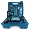 Parafusadeira/Furadeira de Impacto com Carregador 2 Baterias 12V Coldre e Maleta com Brocas Bits e Soquetes - Makita HP330DWEX3