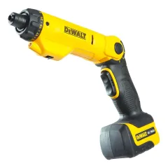 Parafusadeira e Furadeira de 1/4 Pol. (6,4mm) a Bateria 6V 600 RPM com 45 Acessórios Maleta e Carregador Bivolt - Dewalt DCF060
