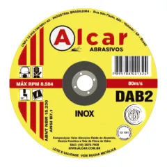 Disco de Corte Inox DAB-2 4.1/2 Disco de Corte Inox DAB-2 4.1/2