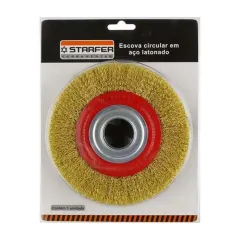 Escova de Aço Circular 35 X 25 A25 R33 - Starfer 5037212 Escova de Aço Circular 35 X 25 A25 R33 - Starfer 5037212