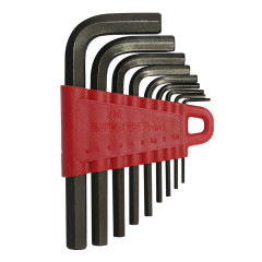 Jogo Chave Allen Hexagonal Curta 9 Peças 1,5 a 10 mm - Gedore Red 3369998 Jogo Chave Allen Hexagonal Curta 9 Peças 1,5 a 10 mm - Gedore Red 3369998