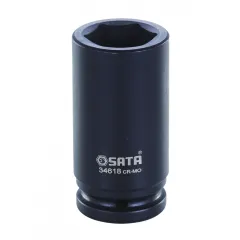 Soquete Sextavado Longo de Impacto 18mm Encaixe de 3/4 Soquete Sextavado Longo de Impacto 18mm Encaixe de 3/4