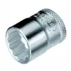 Soquete Estriado Curto 15 mm Encaixe de 3/8 Soquete Estriado Curto 15 mm Encaixe de 3/8