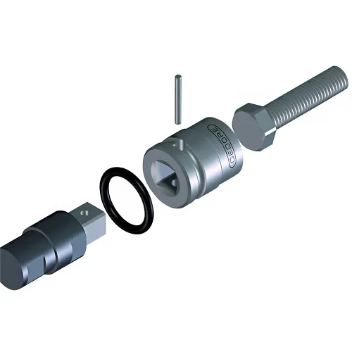 Chave Soquete Hexagonal de Impacto 8 mm Encaixe de 1/2 Chave Soquete Hexagonal de Impacto 8 mm Encaixe de 1/2