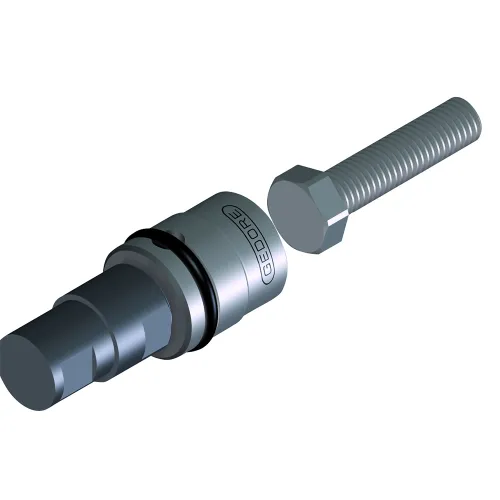 Chave Soquete Hexagonal de Impacto 8 mm Encaixe de 1/2 Chave Soquete Hexagonal de Impacto 8 mm Encaixe de 1/2