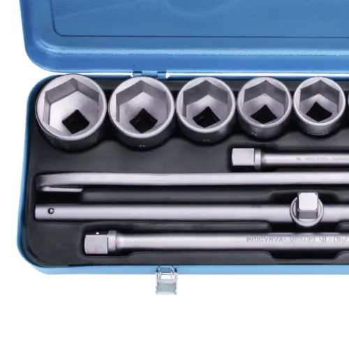 Jogo de Soquetes Sextavados e Acessórios de 22 à 50mm Encaixe de 3/4'' com 14 Peças - Gedore 017501