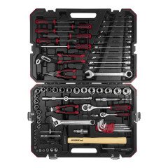 Jogo de Ferramentas (Chaves, Alicates, Martelo, Soquetes) 100 Peças - Gedore Red 3300246 Jogo de Ferramentas (Chaves, Alicates, Martelo, Soquetes) 100 Peças - Gedore Red 3300246