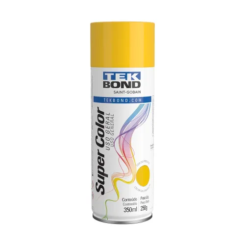 Tinta Aerosol Amarelo Uso Geral 250G 350ML - Tekbond 23061006900