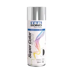 Tinta Spray Cromado Metálico 250G 350ML - Tekbond 23281006900 Tinta Spray Cromado Metálico 250G 350ML - Tekbond 23281006900