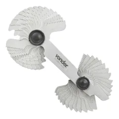 Cálibre Pente de Rosca com 52 Lâminas 0.25 mm à 6 mm - Vonder 35.95.052.000 Cálibre Pente de Rosca com 52 Lâminas 0.25 mm à 6 mm - Vonder 35.95.052.000