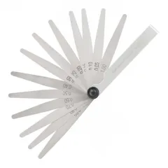 Cálibre de Folga com 13 Lâminas de 0.05 mm à 1 mm - Vonder 35.95.100.013 Cálibre de Folga com 13 Lâminas de 0.05 mm à 1 mm - Vonder 35.95.100.013