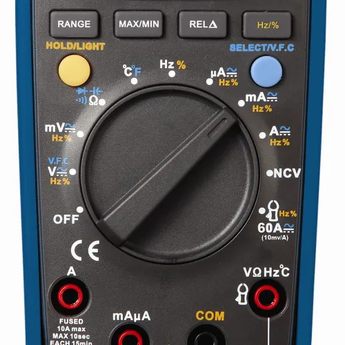 Multímetro Digital True RMS AC CAT III 600V - Minipa ET-1649