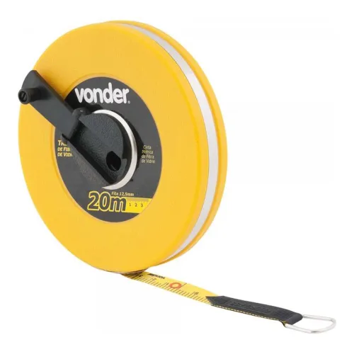 Trena de Fibra Longa Caixa Fechada com 20 m - Vonder 38.69.200.620